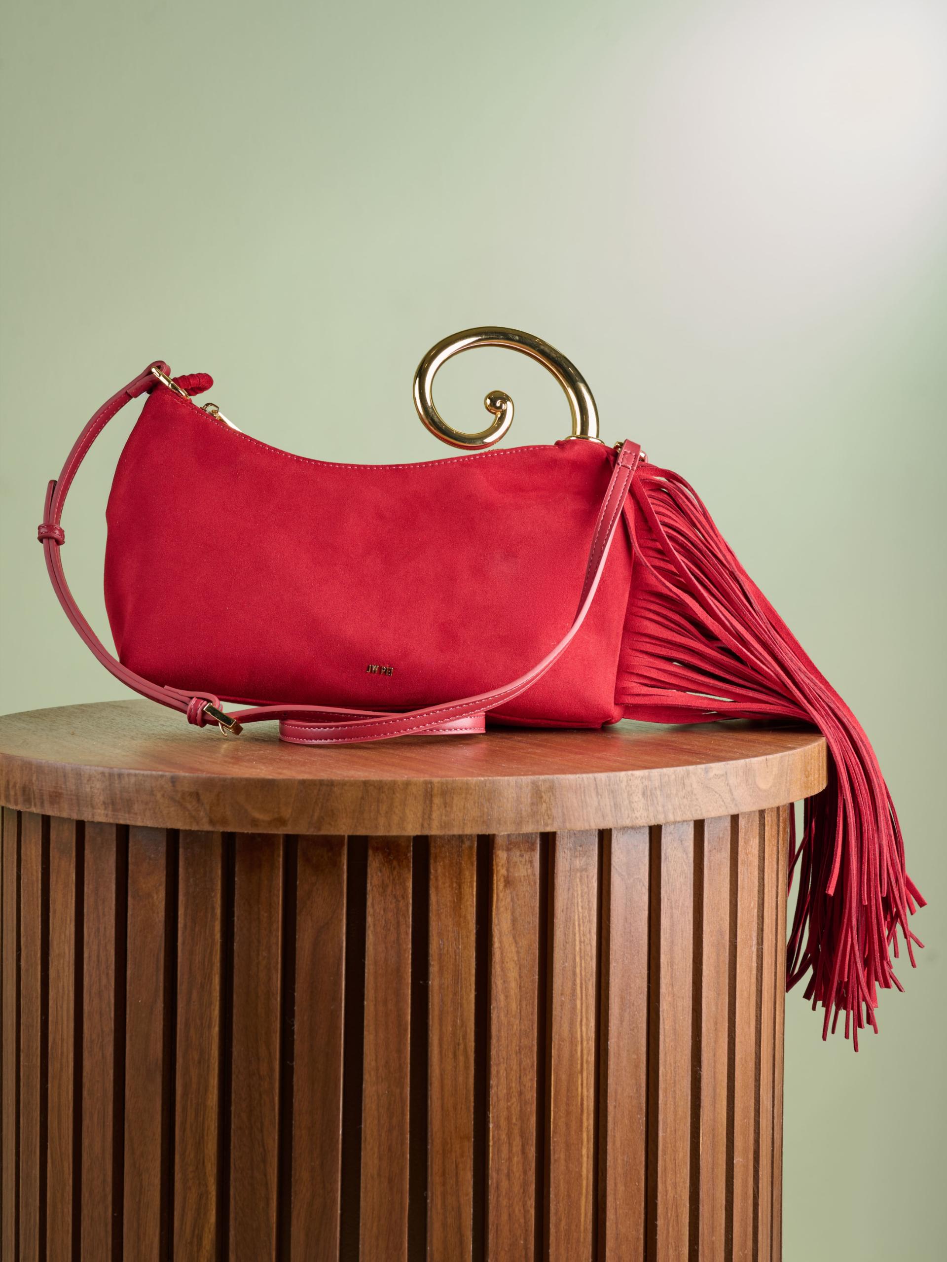 حقيبة JW PEI Harlee Faux Suede Fringe – مواسم